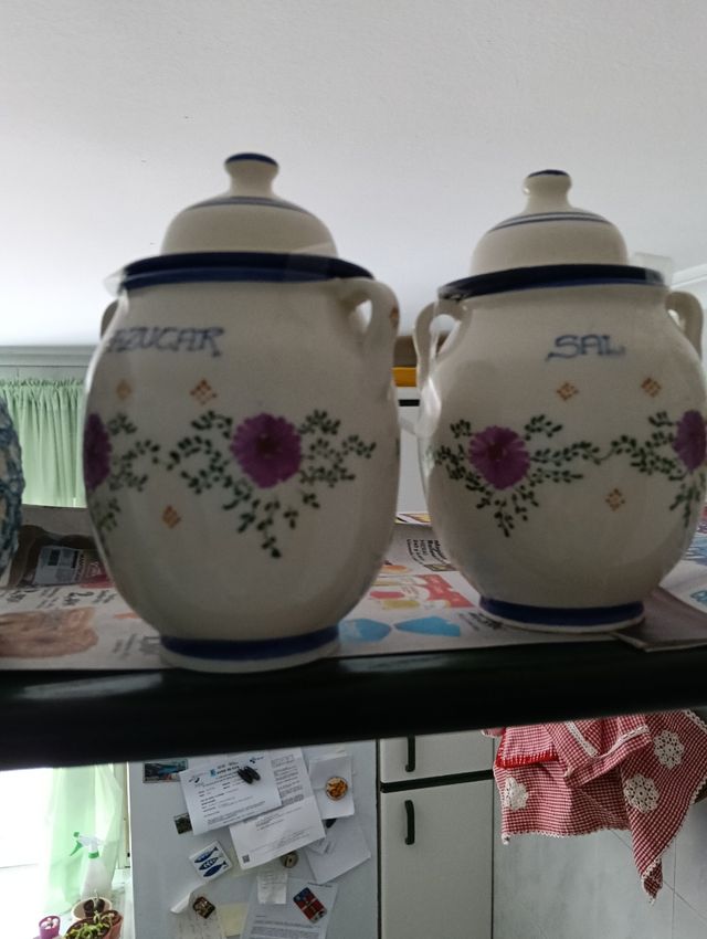 Tarros cerámica vintage cocina