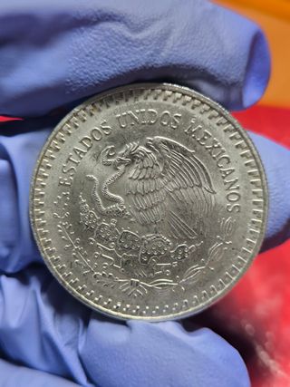 Moneda Plata Libertad México 1992