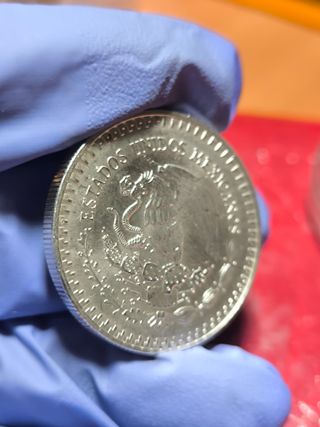 Moneda Plata Libertad México 1992
