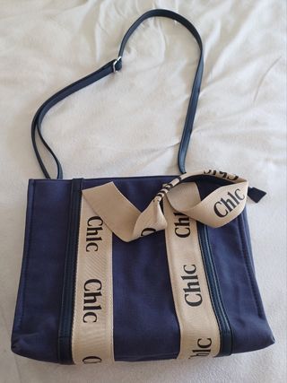 Bolso bandolera Chloé azul marino