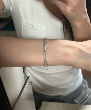 Pulsera perlas plata 925