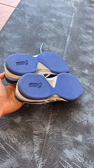 Zapatillas Asics deportivas azules