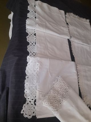 Sábanas y fundas algodón blanco