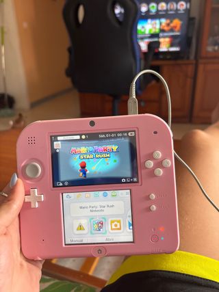 Nintendo 2DS Rosa - Mario Party Star Rush