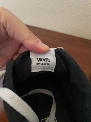 Zapatillas Vans negras