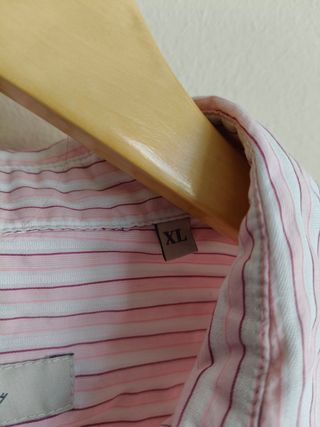 Camisa Thomas Burberry rayas rosa