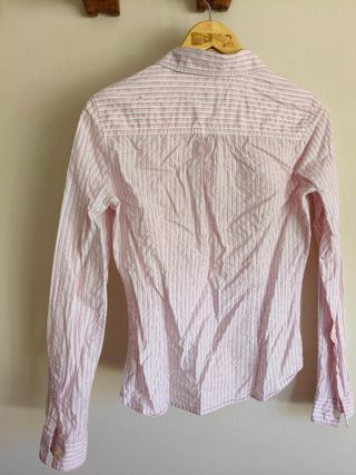 Camisa Thomas Burberry rayas rosa