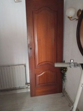 Puerta madera maciza