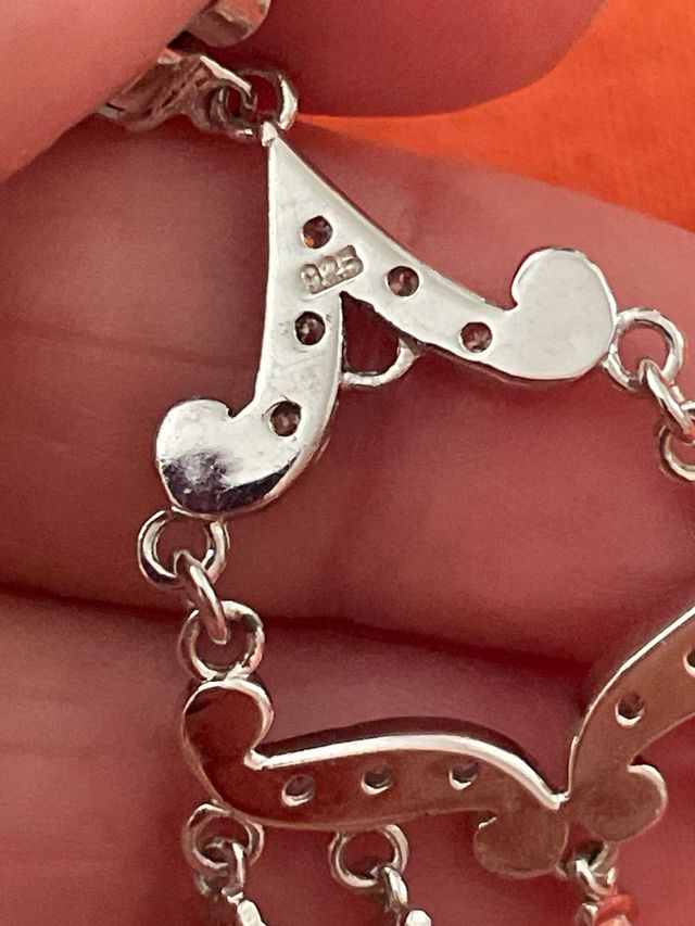 Parure argento: collana e orecchini platino