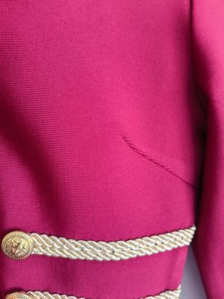 Chaqueta roja dorada - talla S