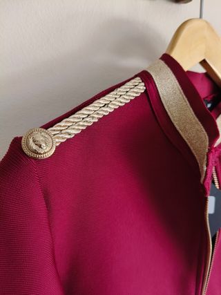 Chaqueta roja dorada - talla S