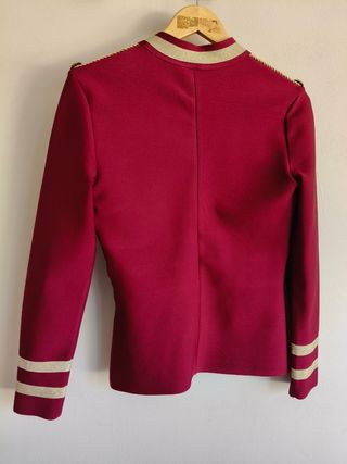 Chaqueta roja dorada - talla S