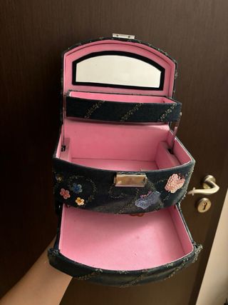 Joyero vaquero Vintage con detalles