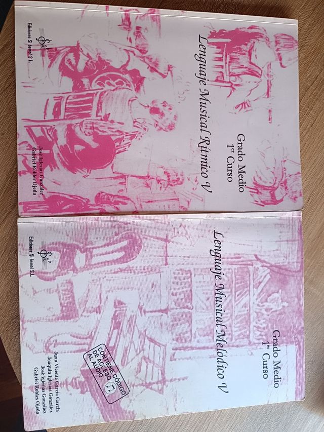 Libros Música Ritmico y Melódico Se regala bolsa.