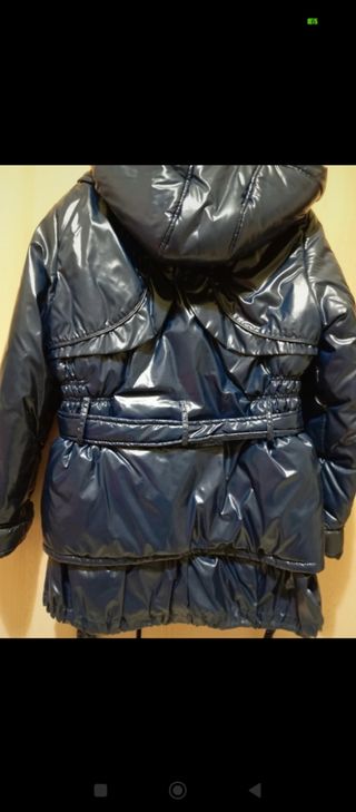 Piumino invernale elegante bambina  lucido occasio