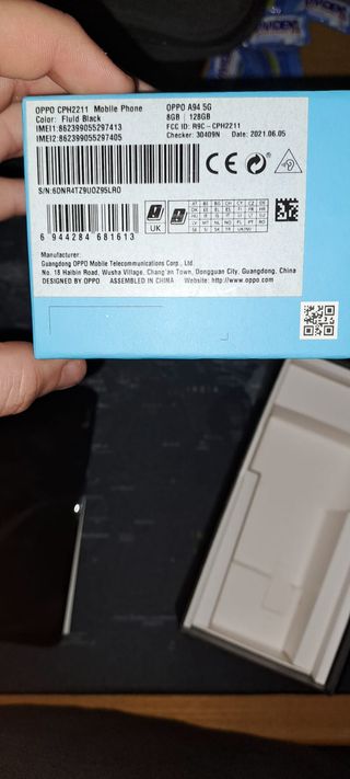OPPO A94 5G - Smartphone Nero