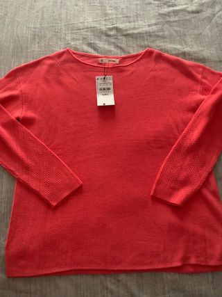 Jersey Sfera color coral nuevo con etiquetas 