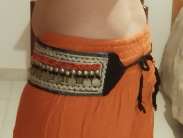 Cinturón danza oriental multicolor