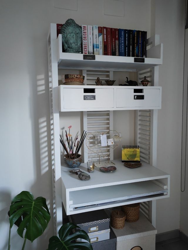 Estantería blanca BANAK - Librería