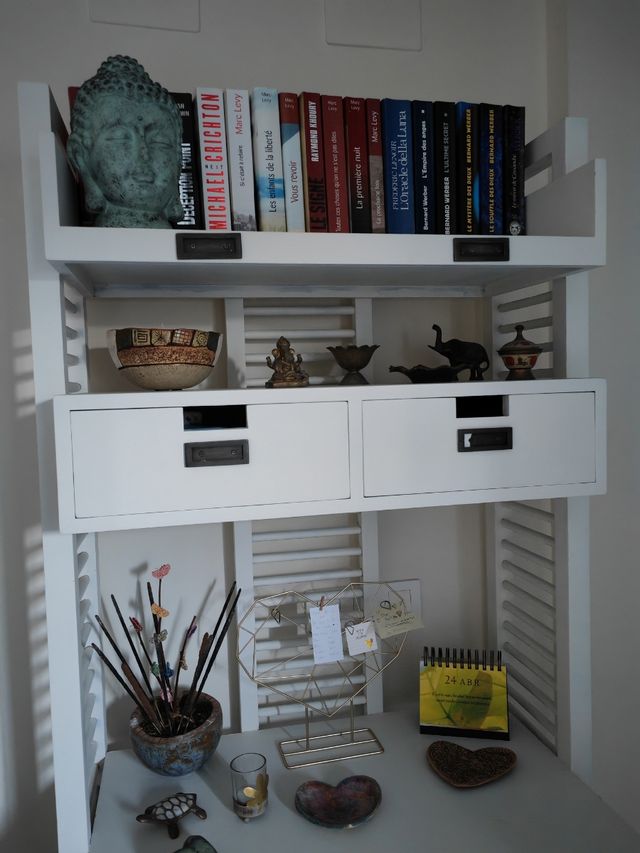 Estantería blanca BANAK - Librería