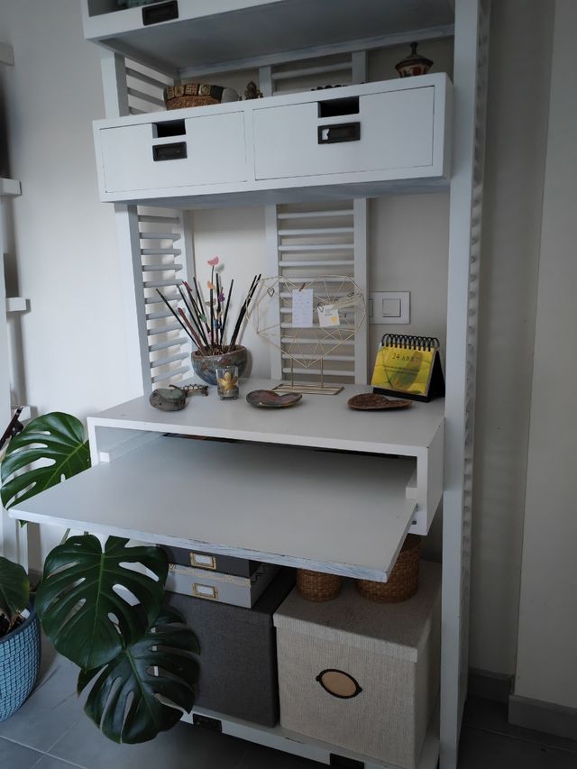 Estantería blanca BANAK - Librería