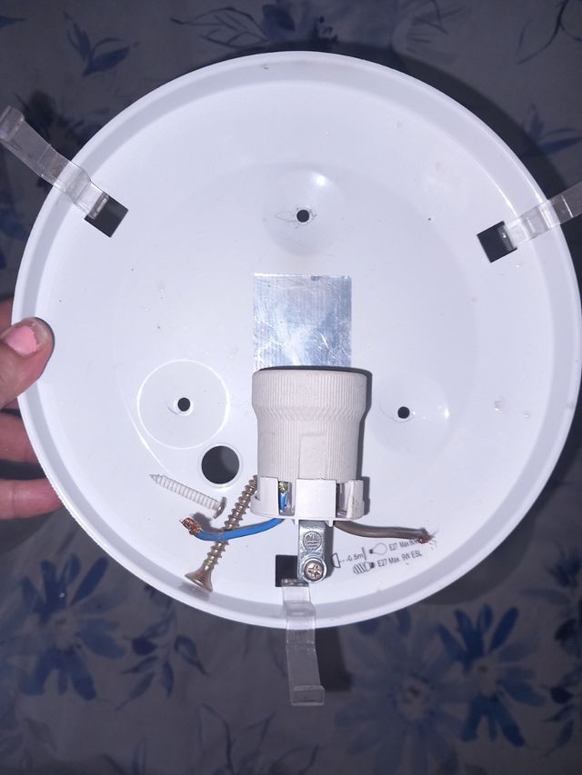 2 Plafones 21cm + cristales 24cm