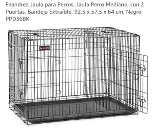 Jaula perro mediana Feandrea PPD36BK
