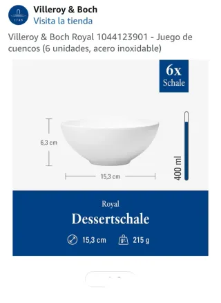 Royal 6 bol 400ml 15 cm Villeroy&Boch