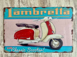 Cartel Lambretta Vintage
