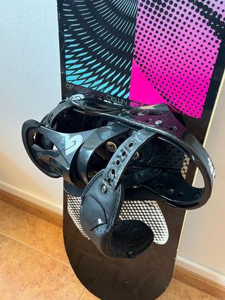 Tabla Snowboard Nitro + Fijaciones Burton
