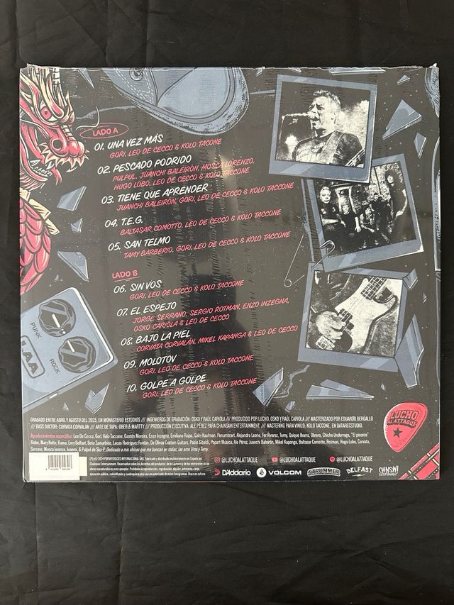 Vinile Lucho all'Attacco - Fai da te