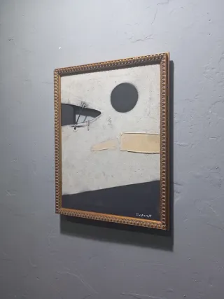 Dupont  ( Francia )- Abstracto Blanco y Negro