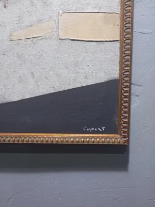 Dupont  ( Francia )- Abstracto Blanco y Negro