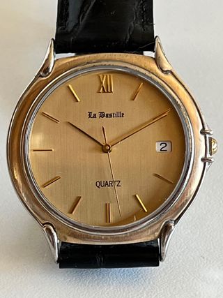 Reloj La Bastille clásico dorado