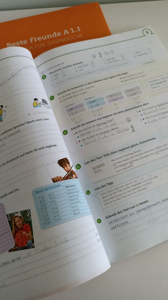 BESTE FREUNDE A1.1 Kursbuch und Arbeitsbuch