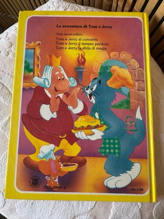 Tom & Jerry libro per bambini vintage