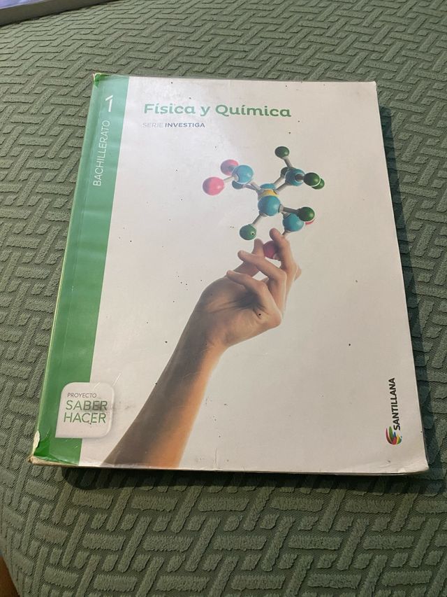 Libro Fisica y quimica 1°Bachillerato. SANTILLANA