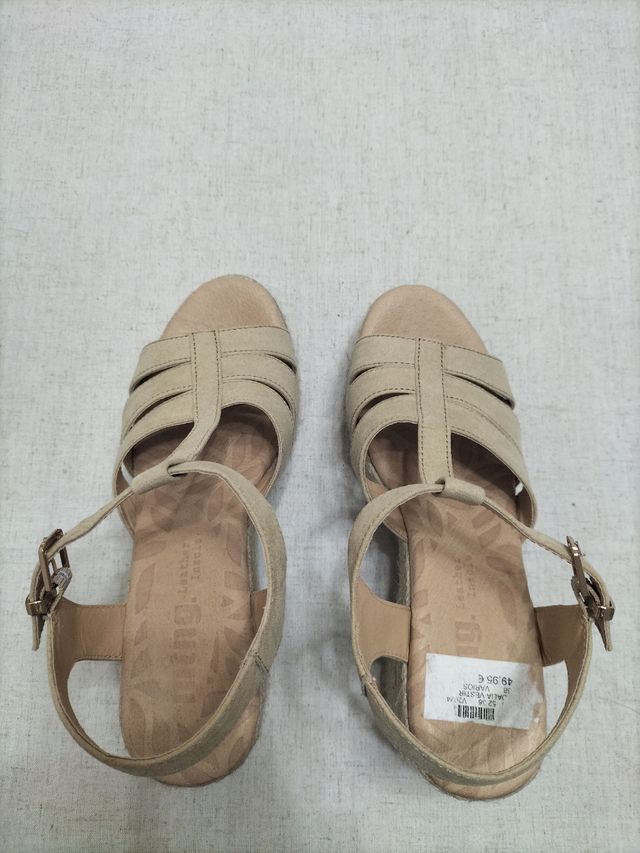 Sandalias Mustang beige mujer nº 38