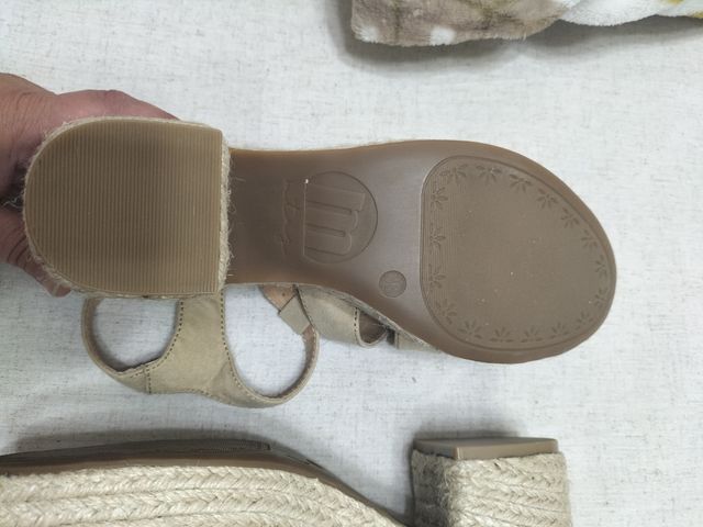 Sandalias Mustang beige mujer nº 38