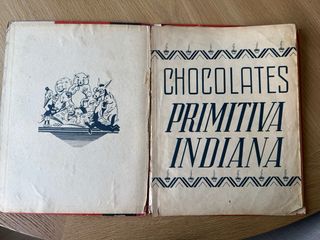 Cubiertas Álbum Chocolates Primitiva Indiana nº1