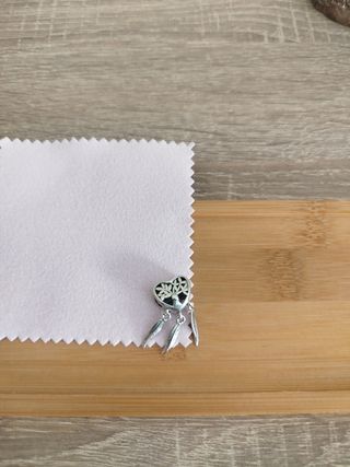 Charm plata corazón árbol vida