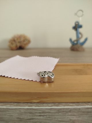 Charm plata corazón árbol vida