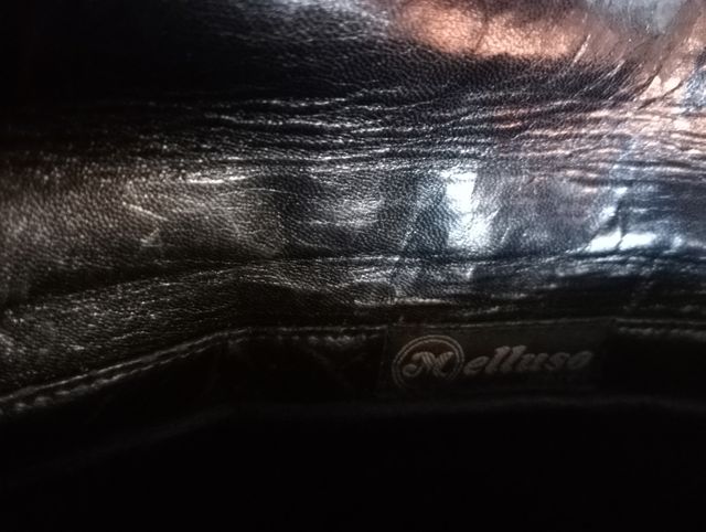 Borsa Welluso nera in pitone