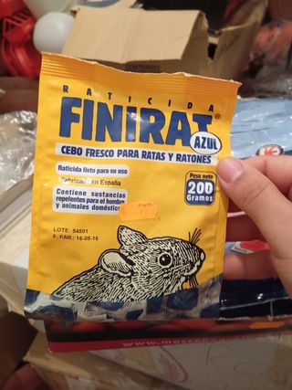 20pqts Ratibrom 2 de 50gr y 1 Finirat 200 gr