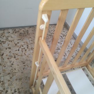 Cuna bebé madera
