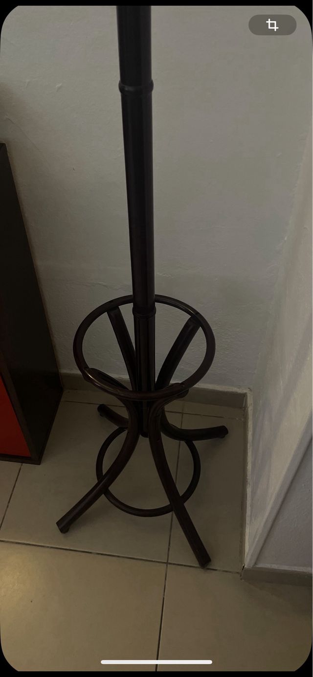 Perchero vintage madera oscura