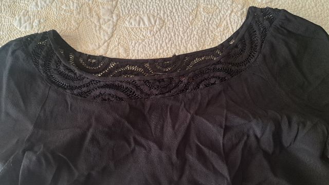 Vestido negro Comptoir des Cotonniers talla S