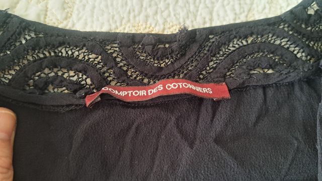 Vestido negro Comptoir des Cotonniers talla S