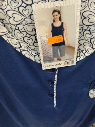 Pijama Notte Stella azul - M