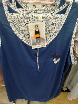 Pijama Notte Stella azul - M